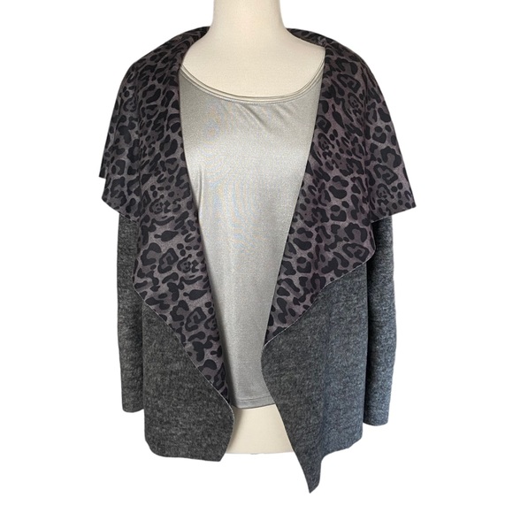 PAPILLON Animal Print Blazer Jacket Size Small - Picture 2 of 12